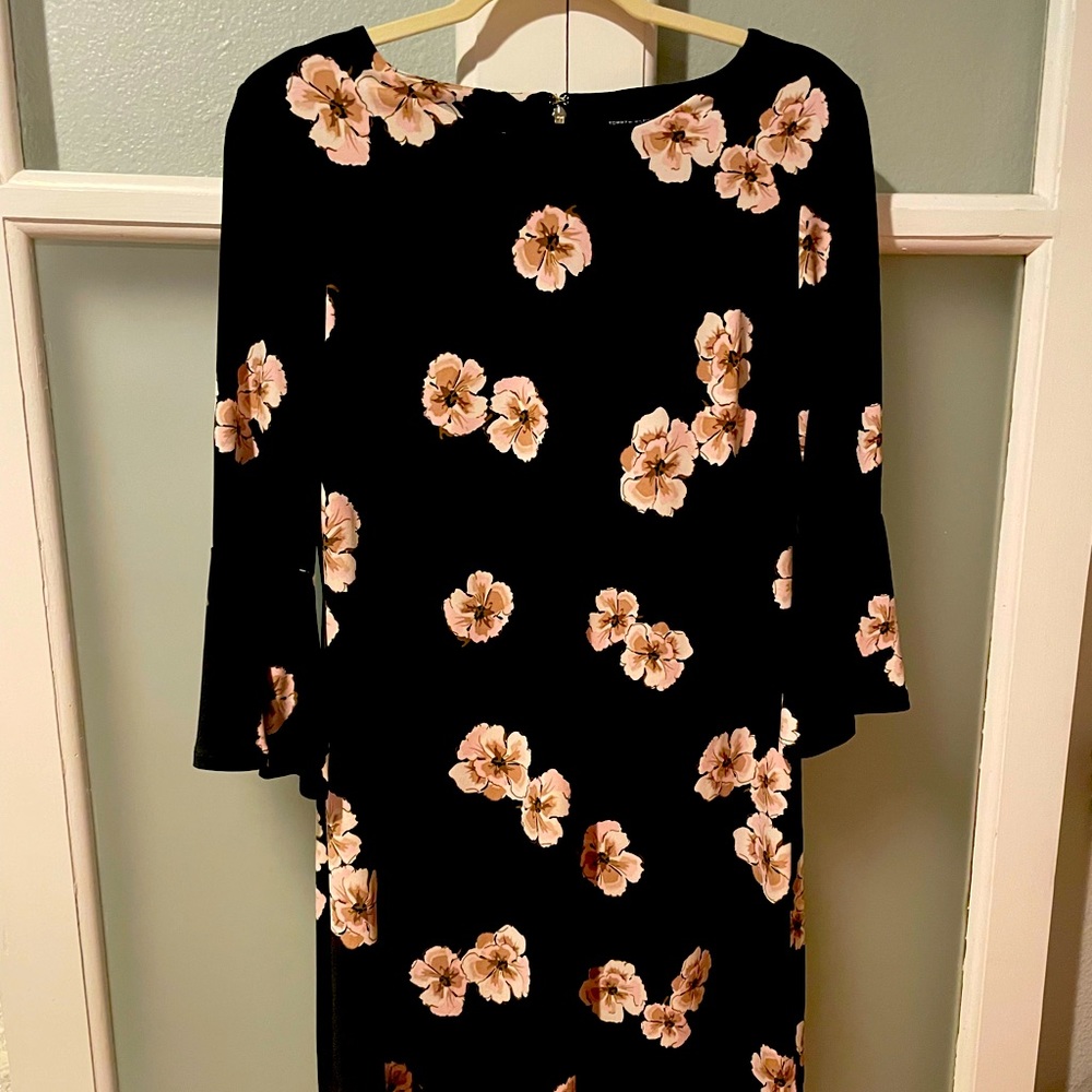 TH Black Floral Dress